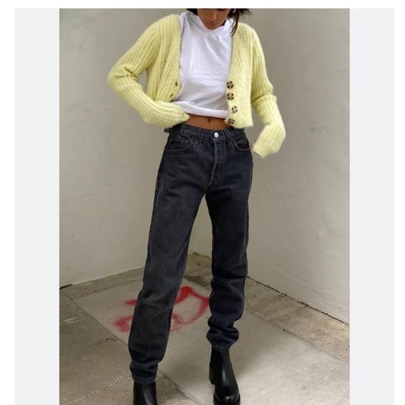 Levi’s 511”s VTG Red Tab Black Slim Straight Leg High Waisted Mom Jeans - Picture 1 of 6